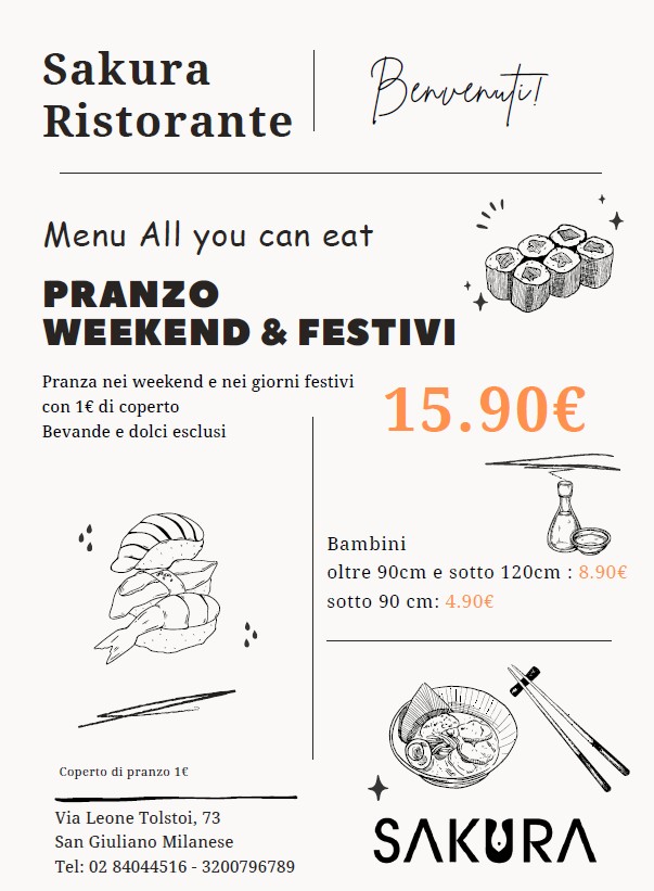 menu pranzo